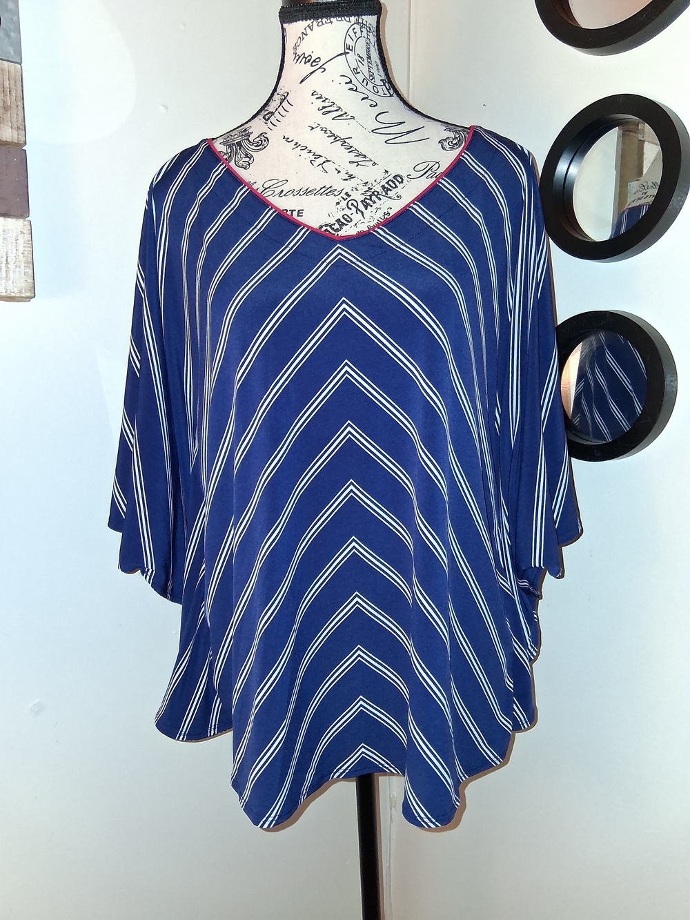 Susan Graver Liquid Knit Scarf Top